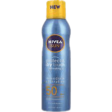 ספריי הגנה | 50 SPF | להרגשה קרירות | מכיל נוסחה ייחודית הנותנת תחושה קרירה ומותירה את העור רענן וצונן | מכיל 200 מ"ל |  NIVEA | ניבאה