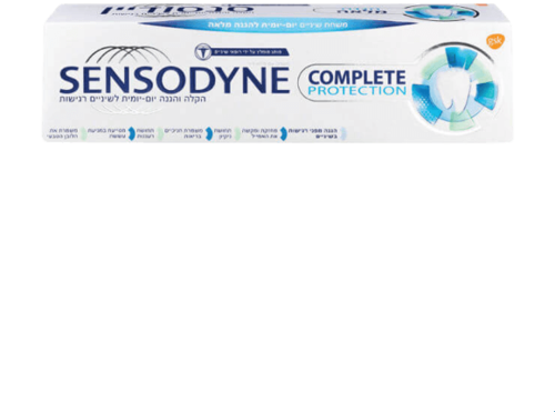 סנסודיין | Complete protection | משחת שיניים להגנה מלאה | מכיל 75 מ