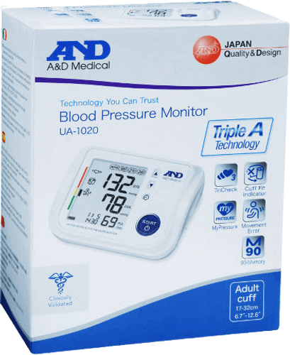 AND מד לחץ דם UA-1020 | מד לחץ דם תוצרת יפן | A&D MEDICAL