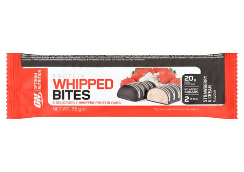 חטיף חלבון Optimum Nutrition Whipped Bites בטעם תות שמנת - 76 גרם אופטימום נוטרישן | Optimum Nutrition