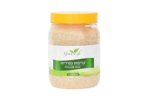 קליפות פסיליום | GREEN LIFE תכולה 330 גר