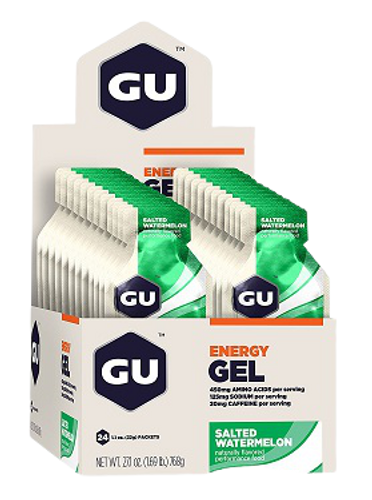 ג'ל אנרגיה | ENERGY GEL GU | בטעם אבטיח | מכיל 24 יח' |  ג'י יו אנרג'י | GU Energy	