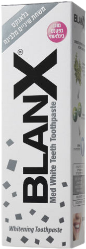 בלנקס | משחת שיניים מלבינה | לשימוש יומיומי | מכיל 75 מ