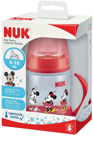 נוק | בקבוק אימון לשתיה עצמאית | 6-18 חודשים נוק | NUK