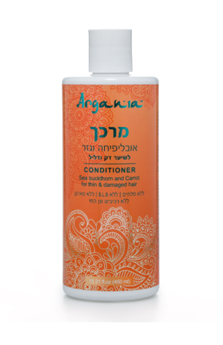 מרכך אובלפיכה | פלוס גזר | לשיער דק ודליל | 450מ