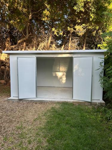 מחסן גינה מפנל מבודד Garden Top מחיר למטר רץ דגם EverGreen