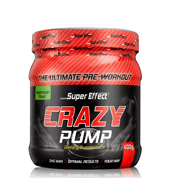 CRAZY PUMP קרייזי פאמפ בטעם אבטיח סופר אפקט - 400 גרם סופר אפקט | Super Effect
