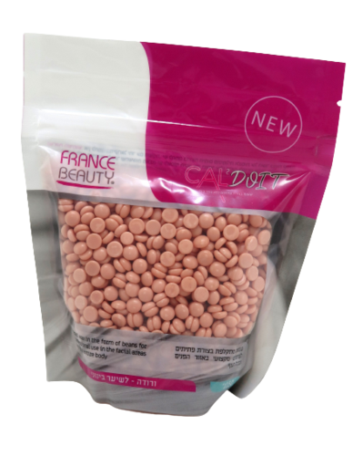 פראנס ביוטי | שעווה | צורת פתיתים | מכיל 150 גרם | צבע ורוד