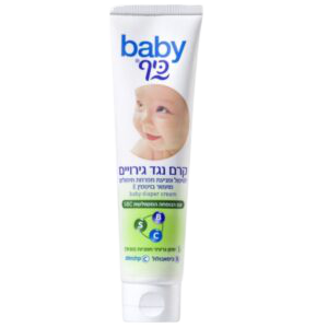 בייבי כיף | קרם נגד גירויים | לטיפול ומניעת תפרחת חיתולים | מעושר בויטמין E | מכיל 100 מ"ל
