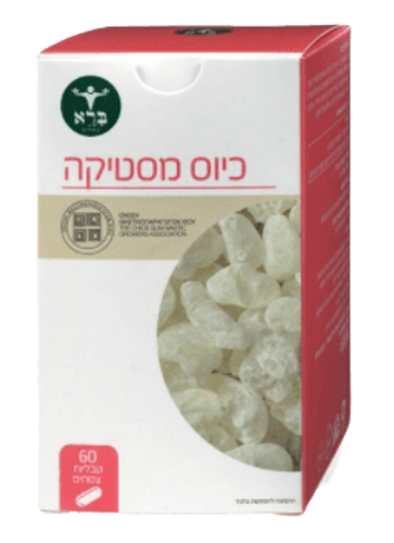 כיוס מסטיקה | מכיל 60 טבליות צמחים | תוסף תזונה | כשר | ברא צמחים | BARA