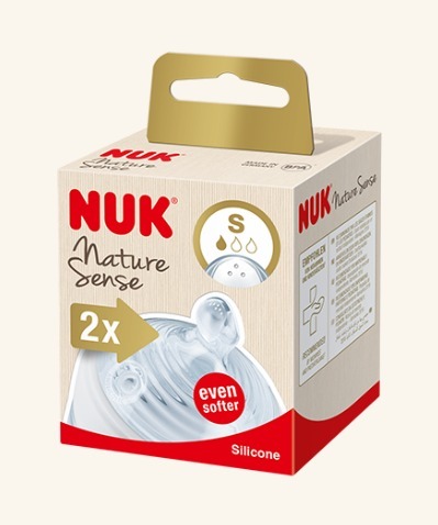 זוג פטמות NUK Nature Sense | לגילאי 0-6 חודשים S | נוק | NUK