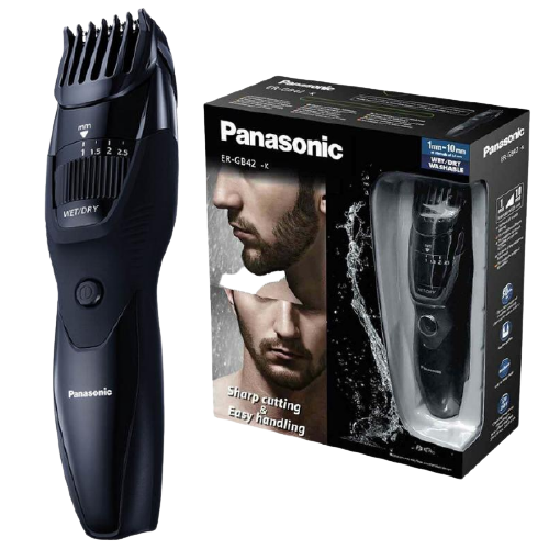 מכונה דו שימושית - תספורת + עיצוב הזקן -מבית PANASONIC- ER-GB42-K