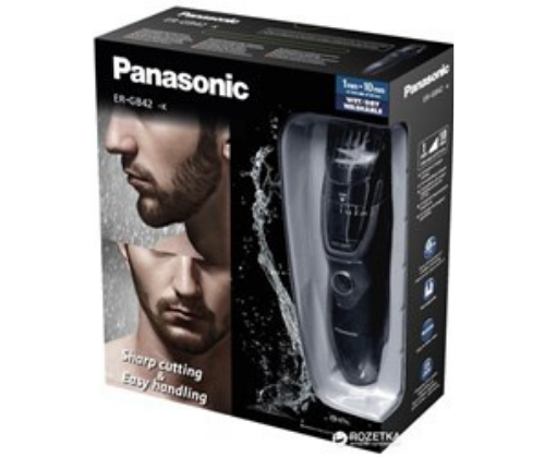 מכונה דו שימושית - תספורת + עיצוב הזקן -מבית PANASONIC- ER-GB42-K