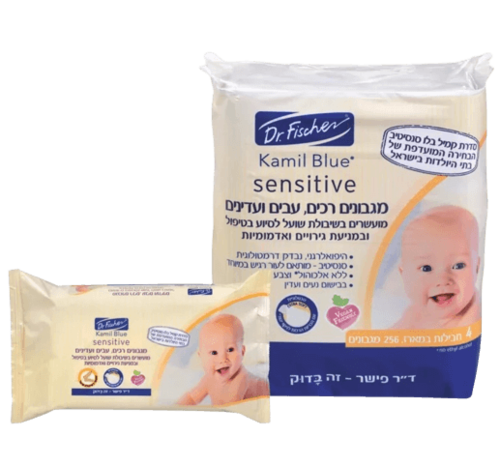 קמיל בלו מגבונים רכים, עבים ועדינים לסיוע בטיפול מניעת במניעת גירויים ואדמומיות | ד