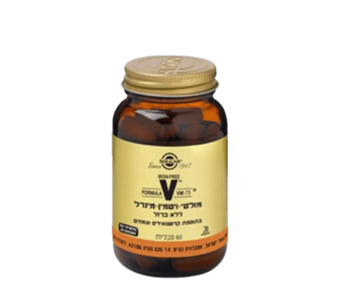VM75 | מכיל 60 טבליות | כשר פרווה סולגאר | Solgar