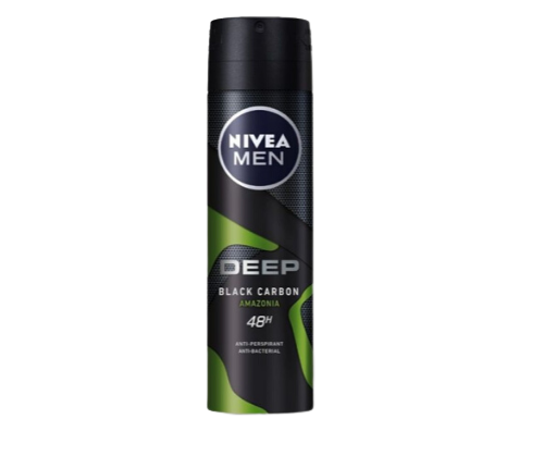 דאודורנט ספריי אנטי פרספירנט ל 48- שעות של הגנה . - NIVEA MEN - מ