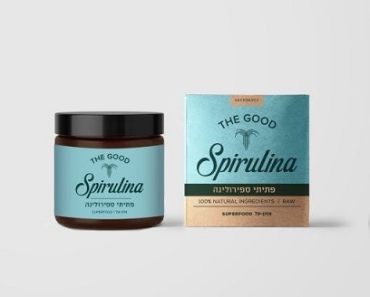THE GOOD SPIRULINA הספירולינה הטובה פתיתי ספירולינה - 120 גרם