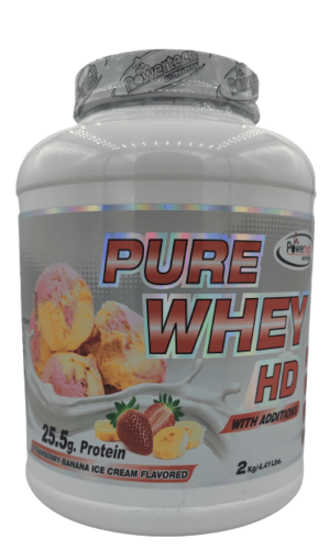 אבקת חלבון | בטעם גלידת תות בננה | 2 ק