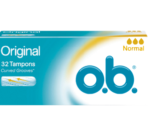 טמפון o.b. Original נורמל 32 יחידות - הגנה אמינה או.בה. | .o.b 