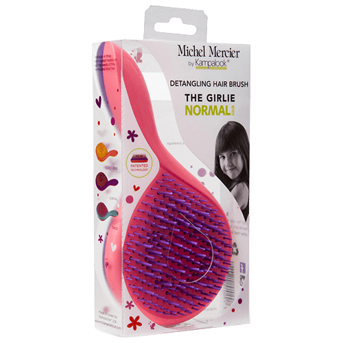 מברשת גירלי לילדות | להתרת קשרים | לשיער רגיל | מישל מרסייה | Michel Mercier 