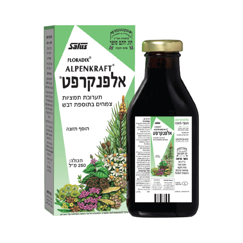 אלפנקרפט | מכיל 250 מ"ל | תערובת תמציות צמחים בתוספת דבש | כשר פרווה | ללא חומרים משמרים | ללא אלכוהול |  גרמזה | GRAMSE