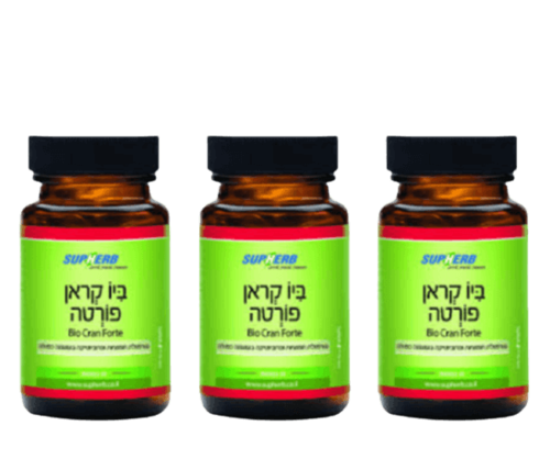 ביו קראן פורטה | מכיל 30 כמוסות | מבצע שלישייה | סופהרב | SUPHERB
