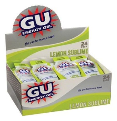 ג'ל אנרגיה | ENERGY GEL GU | בטעם לימון | מכיל 24 יח' |  ג'י יו אנרג'י | GU Energy	
