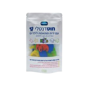 חוט דנטלי | עם ידית מותאמת | לילדים | מכיל 32 יחידות