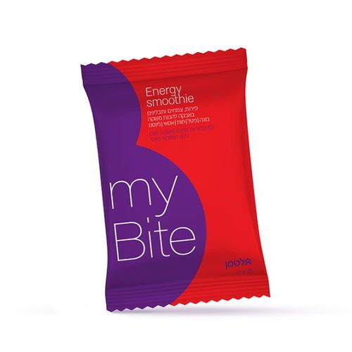 myBite | אבקה להכנת שייק פירות | בננה | פטל | תות | ג'ינסנג | אסאי | 80 קלוריות למנה | מכיל 25 גרם אלטמן | ALTMAN