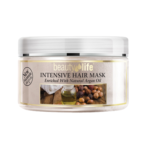 מסיכה לשיער בתוספת שמן ארגן (מרוקאי) טבעי | לכל סוגי השיער | BEAUTY LIFE | ארומה דד סי | Aroma Dead Sea