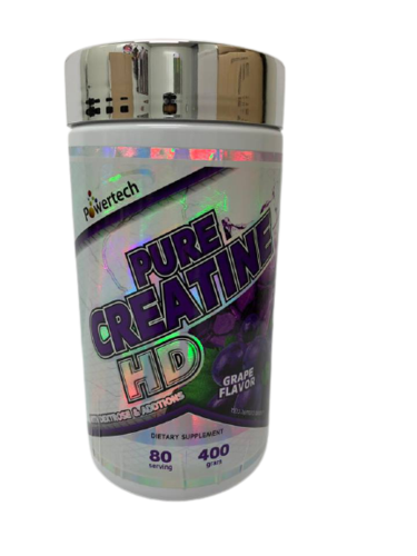 אבקת קריאטין - POWERTECH - PURE CREATINE HD-בטעם ענבים פאוורטק | Powertech