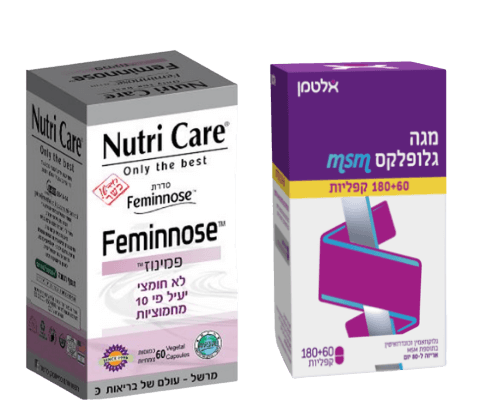 מבצע מארז | 240 טבליות מגה גלופלקס + 60 טבליות פמינוז | אלטמן | ALTMAN