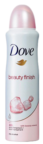 דאודורנט ספריי beauty finish - מכיל 150 מ