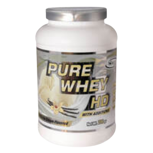 פיור וואי PURE WHEY | אבקת חלבון | על בסיס חלבון מי גבינה | בטעם וניל | מכיל 700 גרם |  פאוורטק | Powertech