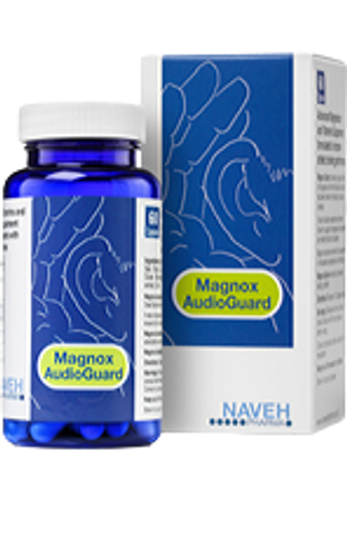 מגנוקס אודיו גארד | תוסף מגנזיום | מכיל 60 כמוסות |  נוה פארמה | NavehPharma