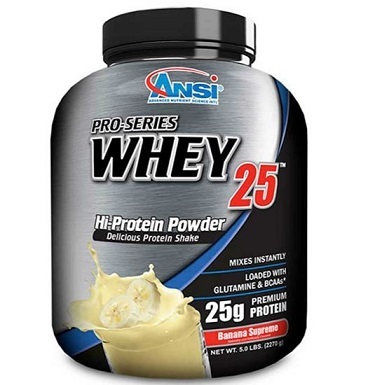 protein powder | אבקת חלבון | בטעם בננה | 2.27 ק"ג |  אנסי | ANSi