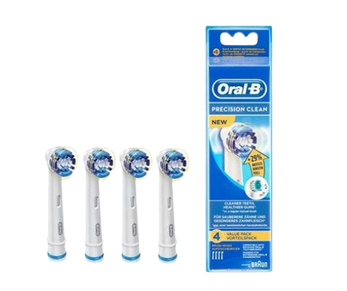 4 ראשים למברשת שיניים חשמלית | ORAL -B PRECISION CLEAN