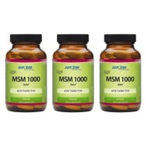 MSM 1000 Relief | מארז שלישייה | מכיל 180 טבליות | סופהרב | SUPHERB