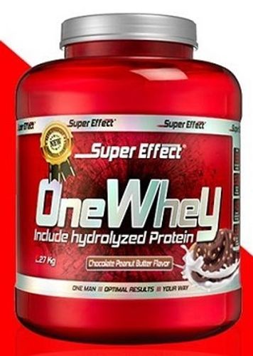 SUPER EFFECT - ONE WHEY PROTEIN POWDER | אבקת חלבון וואן וואי מבית סופר אפקט בטעם שוקולד חמאת בוטנים | 2.27 ק