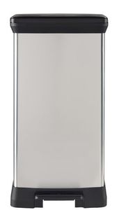פח דקו 50 CURVER DECO BIN - כסוף