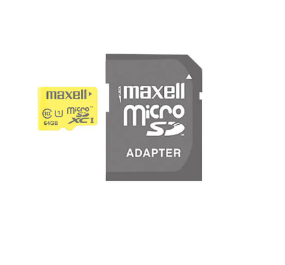 כרטיס זיכרון MAXELL MICRO SD 64GB