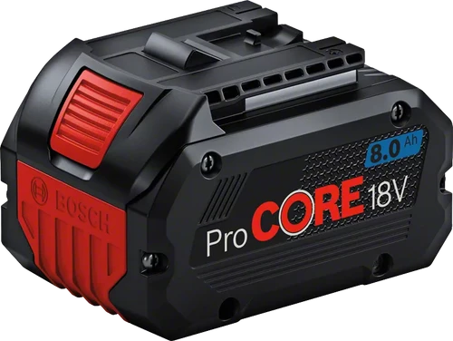 סוללה בוש 8AH 18V עם 87% יותר עוצמה דגם PROCORE 18V 8Ah