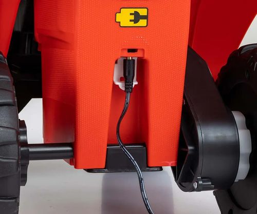 טרקטורון ממונע 6V רחב ויציב לילדים הונדה Quad HONDA ATV עם אורות - אדום