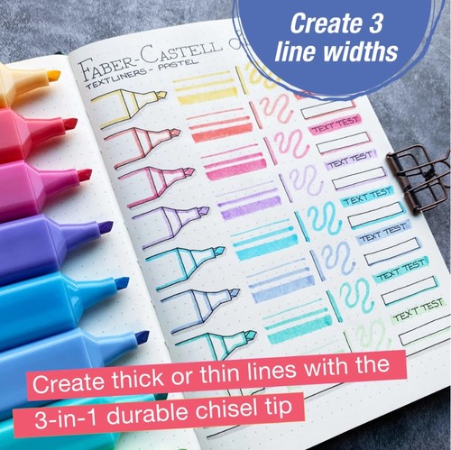ערכת 24 מרקרים זוהרים DESK SET TEXTLINERS