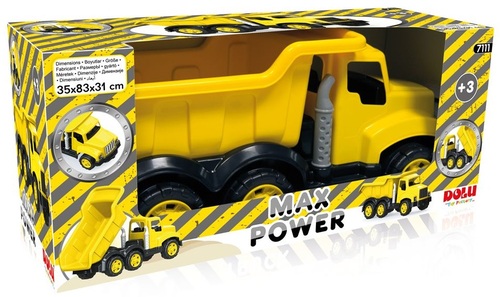 משאית ענק צהובה MAX POWER
