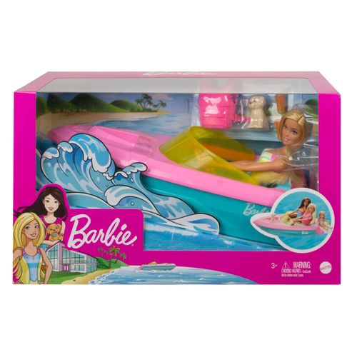 בובה ברבי עם סירה BARBIE GRG30