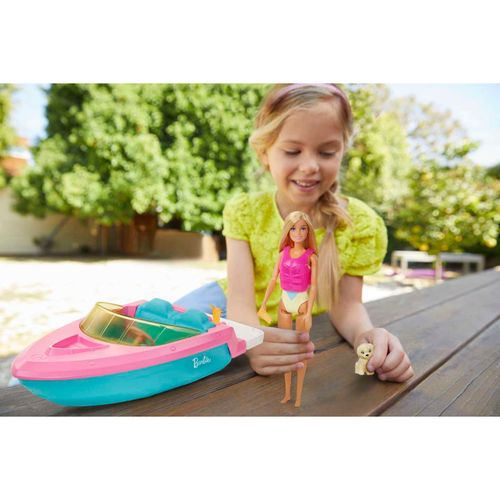 בובה ברבי עם סירה BARBIE GRG30