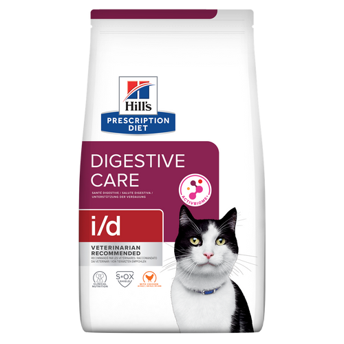 i/d | Hill's Prescription Diet דייג'סטיב קייר לחתול, 3 ק