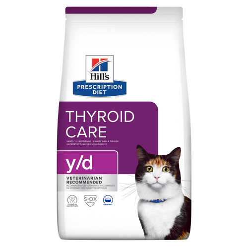 y/d | Hill's Prescription Diet בלוטת התריס לחתול, 3 ק