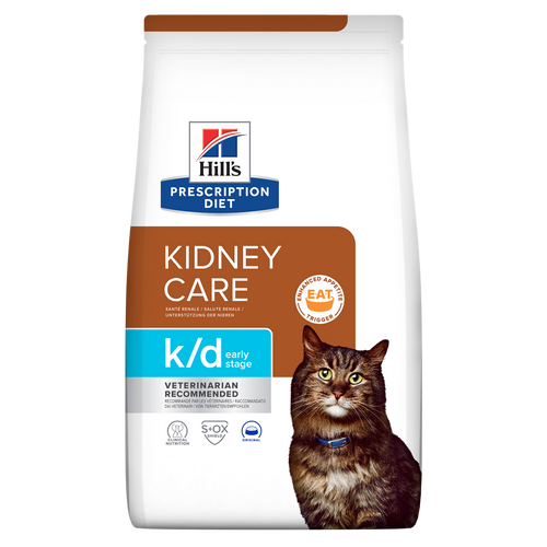 k/d Early Stage | Hill's Prescription Diet קידני קייר לחתול, 3 ק